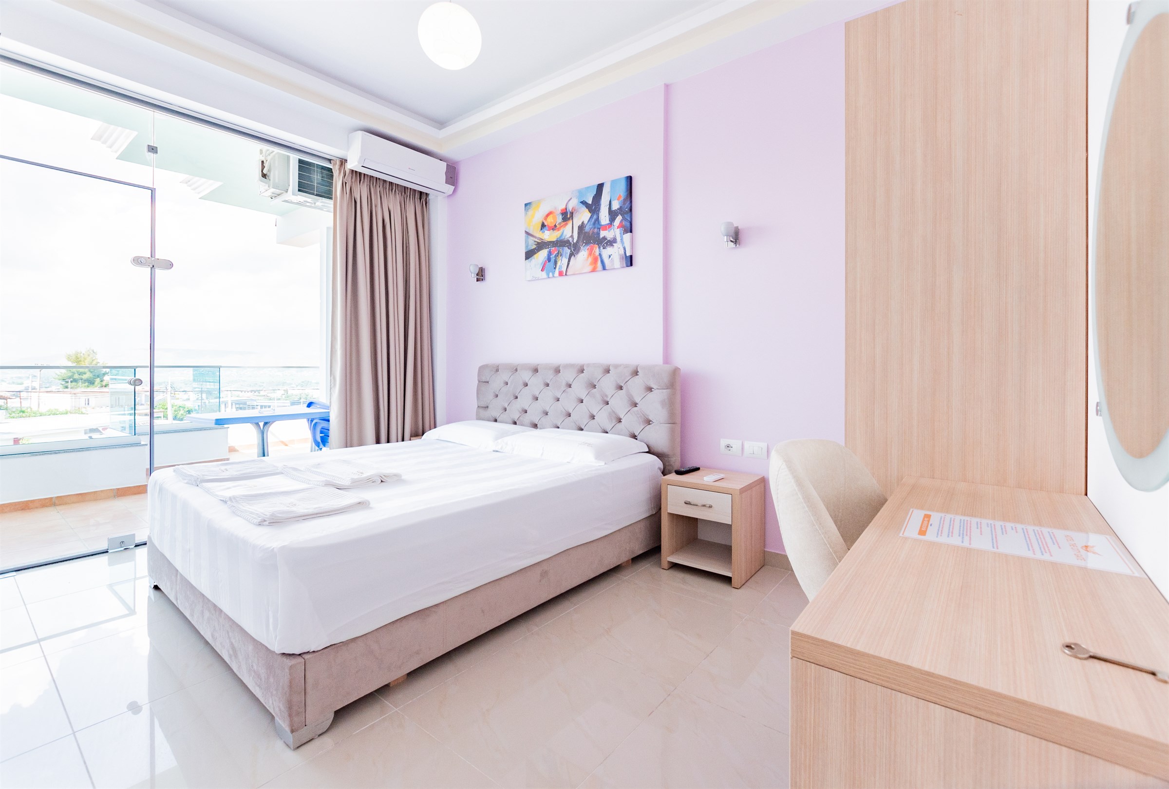 Triple Room with Balcony at The City Gate Hotel