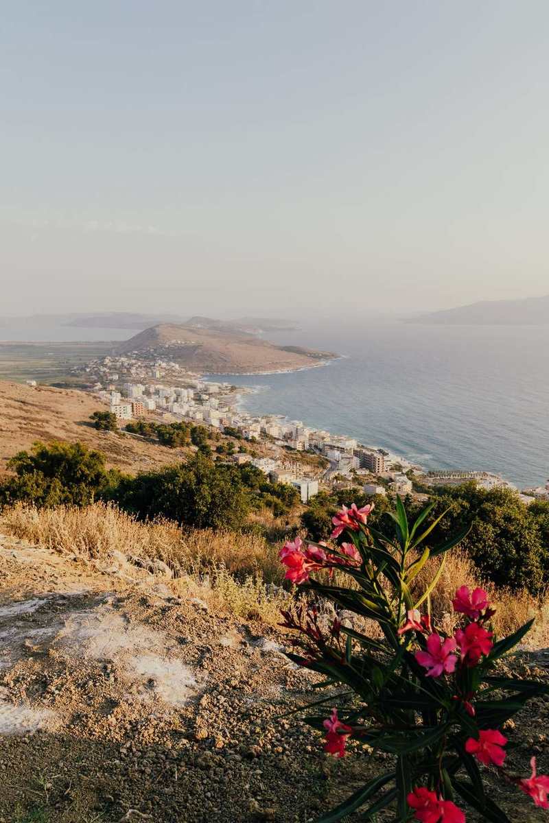 View over the coast near Sarandë